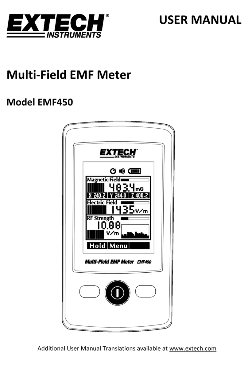 Extech Instruments EMF450 user manual