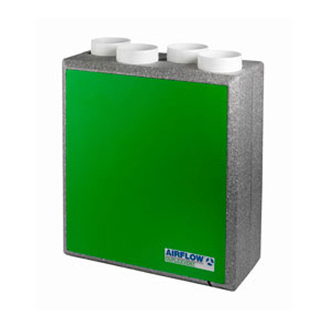 Airflow DUPLEXVENT DV72 R Installation instructions and user manual