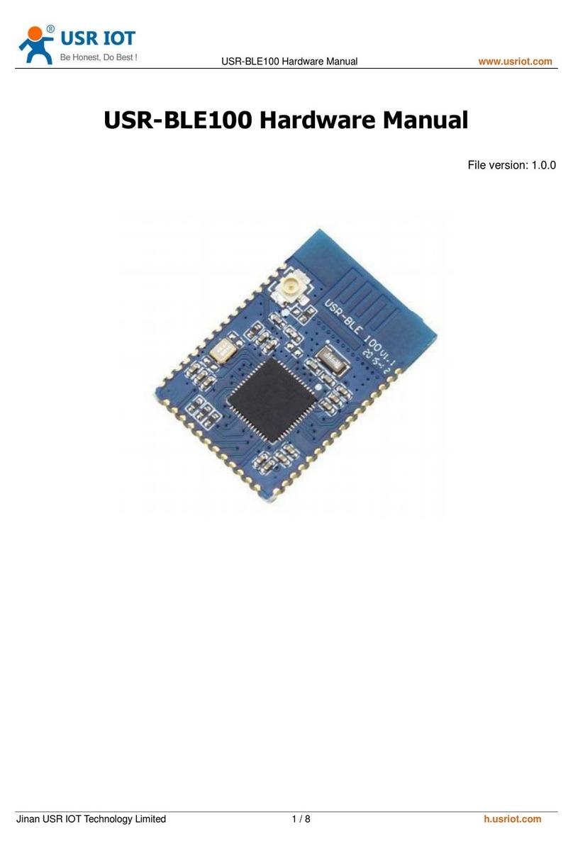 USR IOT USR-BLE100 Hardware manual
