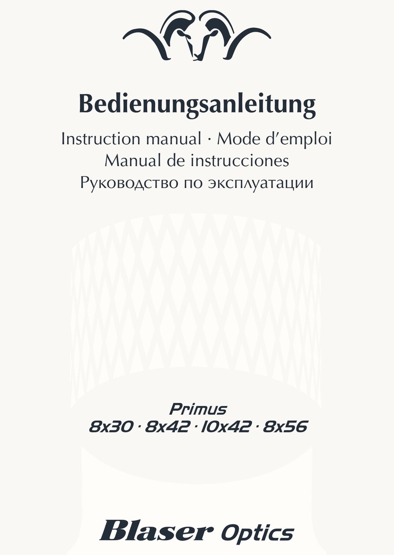 Blaser Optics Primus 8x30 instruction manual