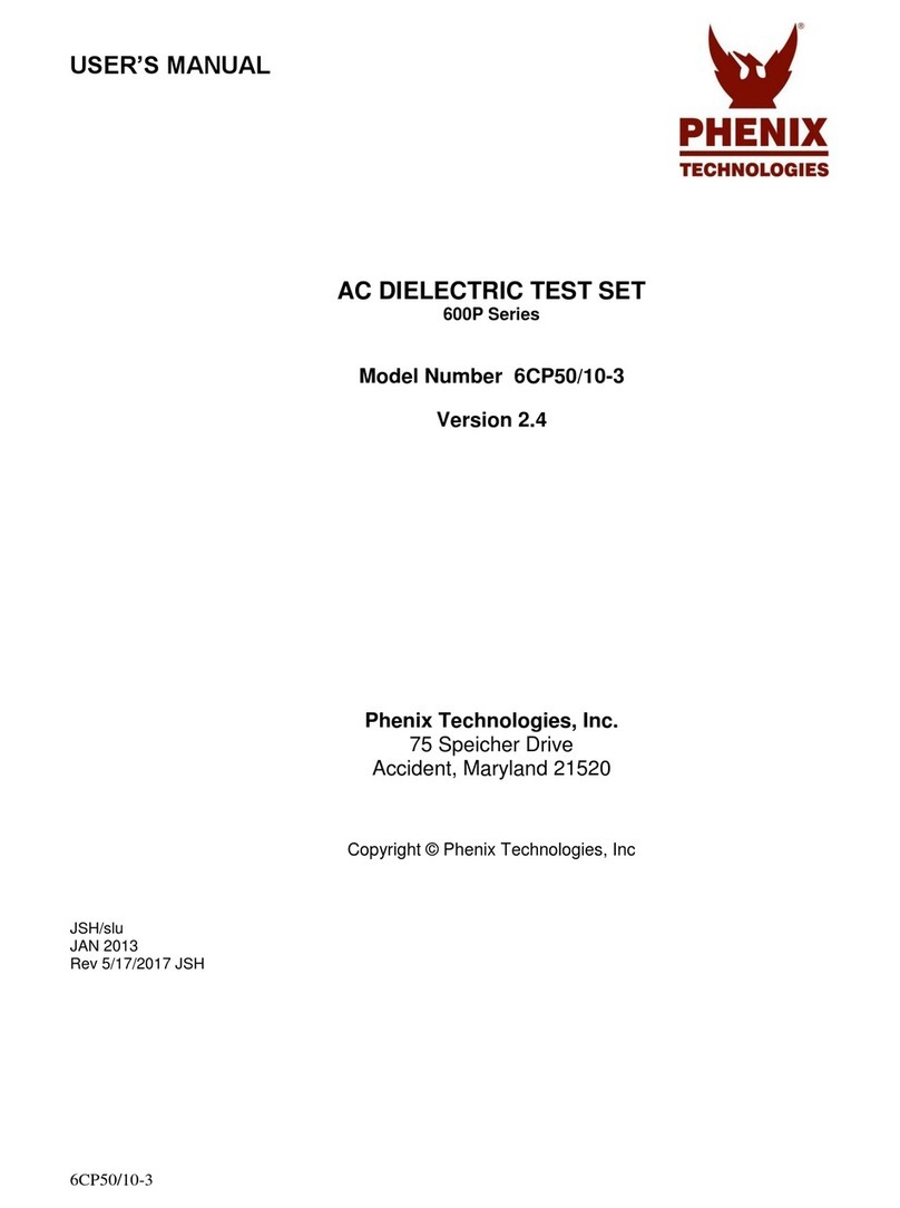 Phenix Technologies 6CP50/10-3 User manual