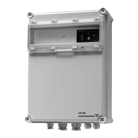 Grundfos LCD 108 Installation and operating instructions