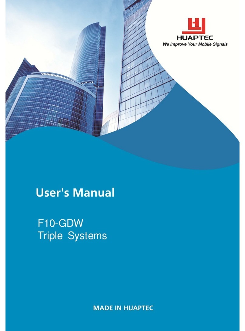 Huaptec F10-GDW User manual