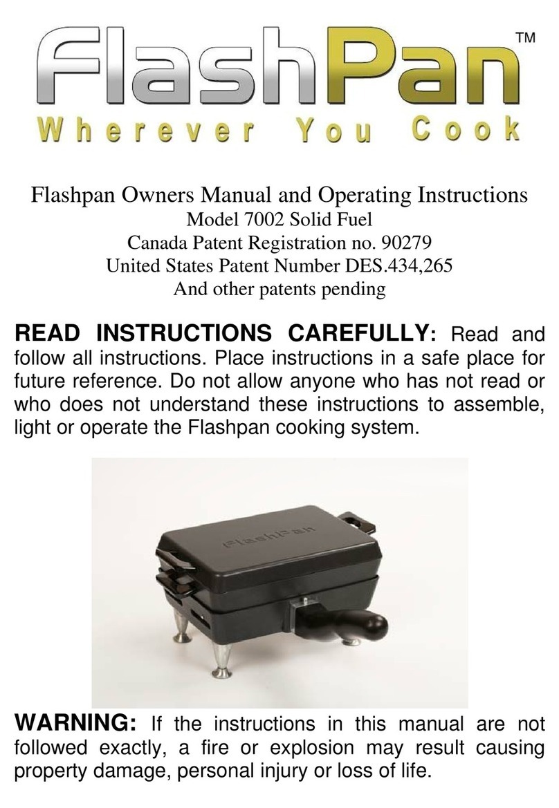 Flashpan 7002 Owner's and operator's manual