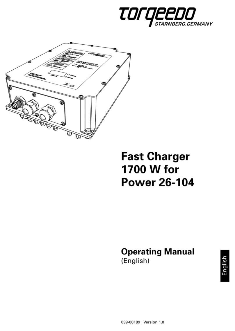 Torqeedo 1700 W operating manual