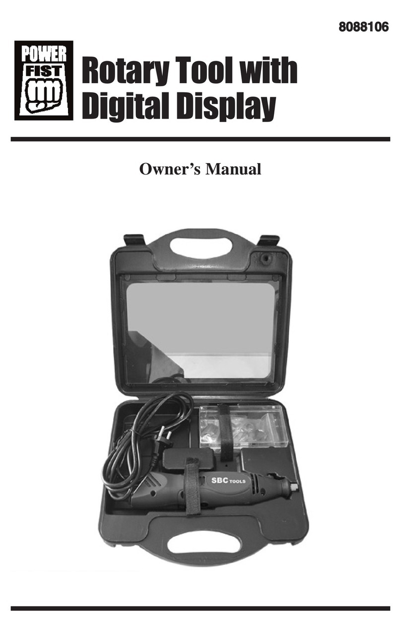 Power Fist 8088106 owner's manual