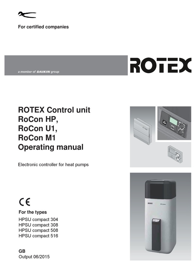 Rotex RoCon U1 User manual