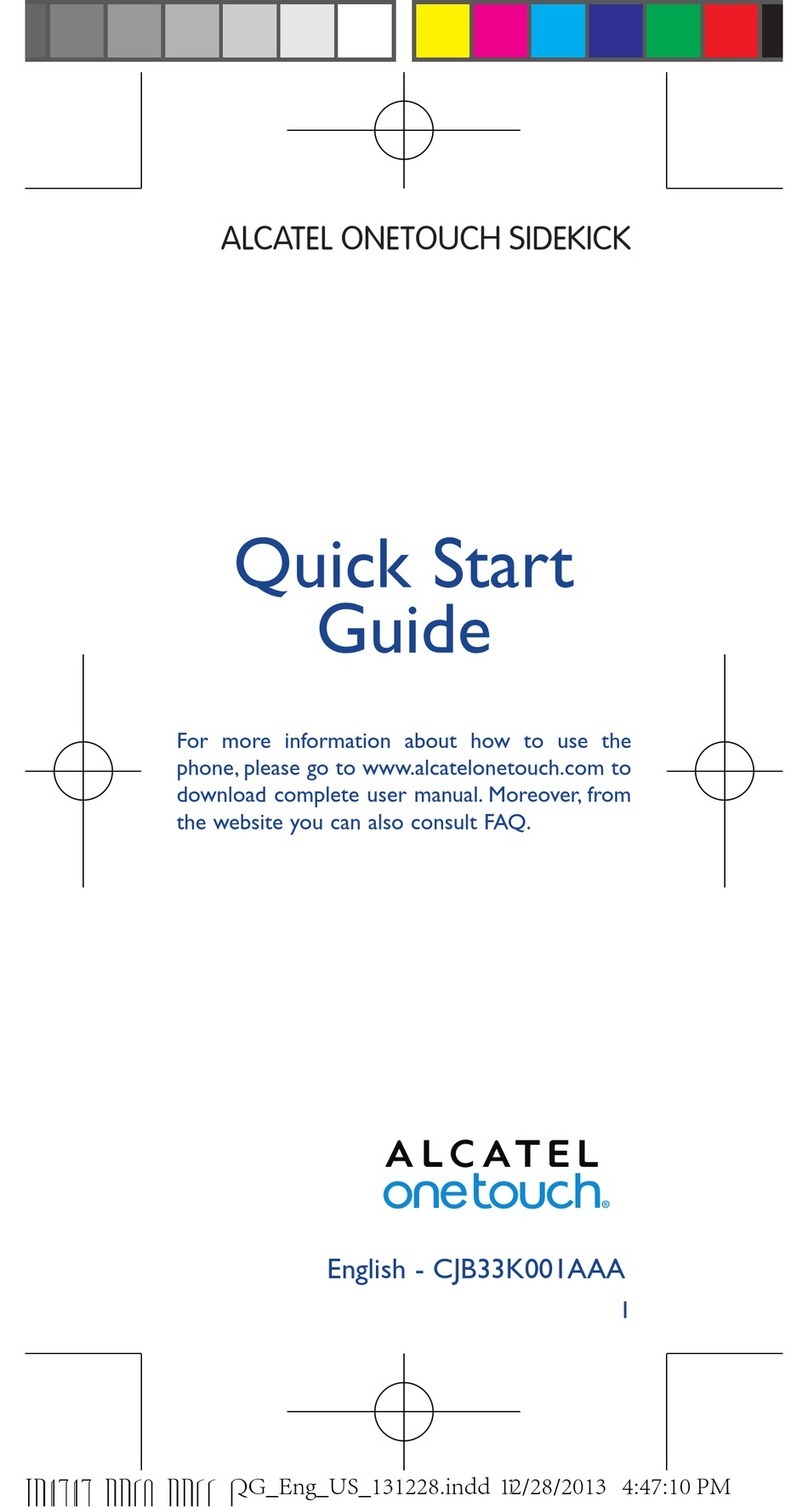 Alcatel BP60 User manual
