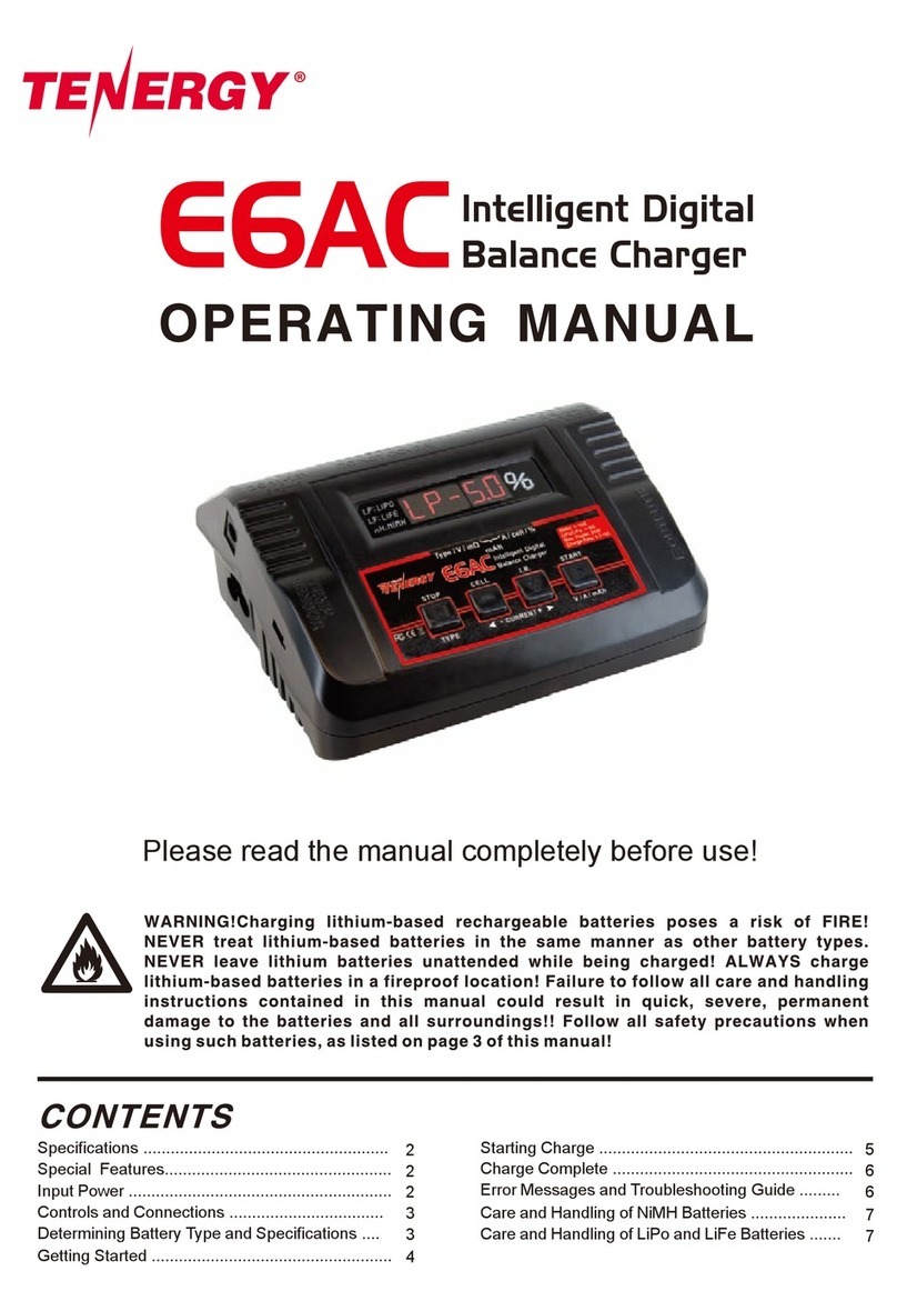 Tenergy E6AC User manual