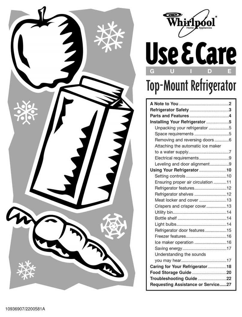 Whirlpool 1VET27DKGW1 use & care