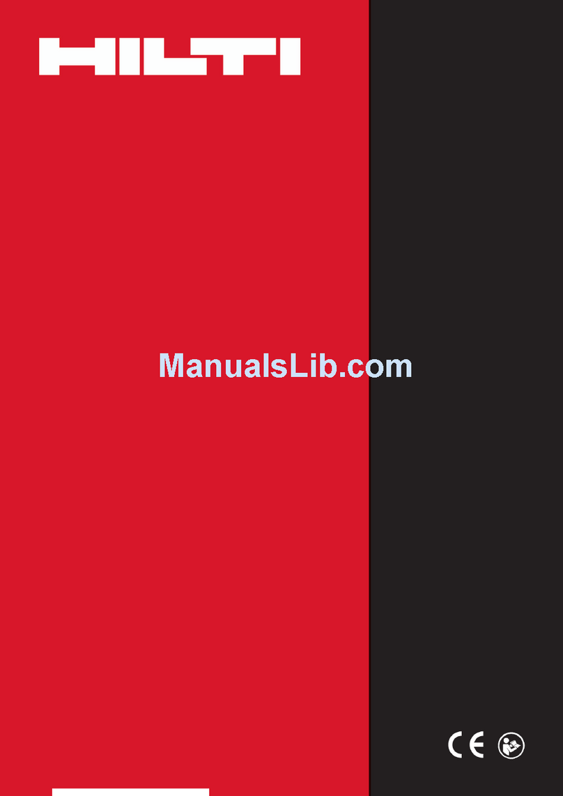 Hilti WSR 22-A User manual