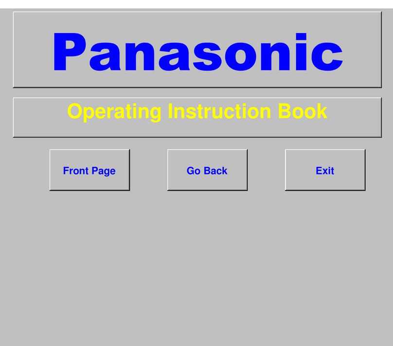 Panasonic TX-W32D2DP User manual Panasonic TX-W32D2DP User manual