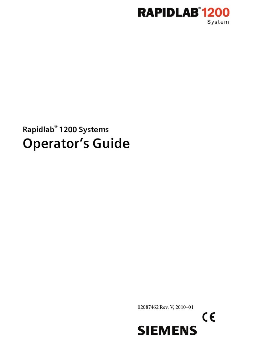 Siemens Rapidlab 1200 Manual