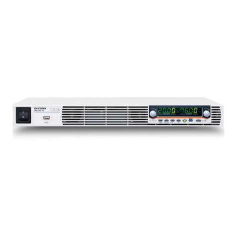 GW Instek PSU Series Owner's manual GW Instek PSU Series Owner's manual