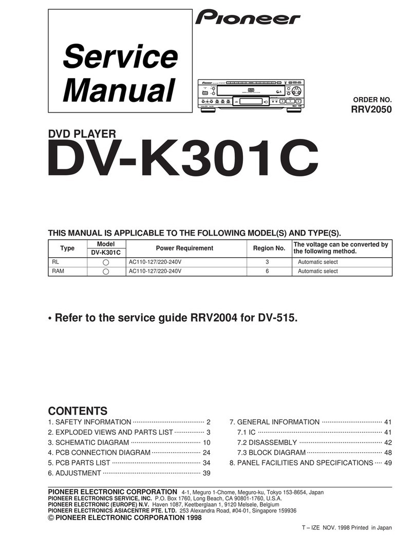 Pioneer DV-K301C User manual