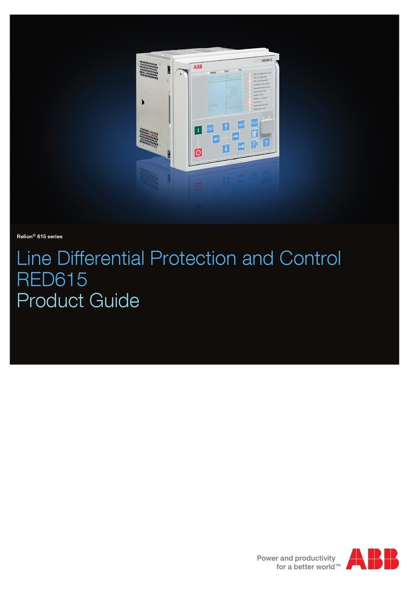 ABB RED615 ANSI User manual