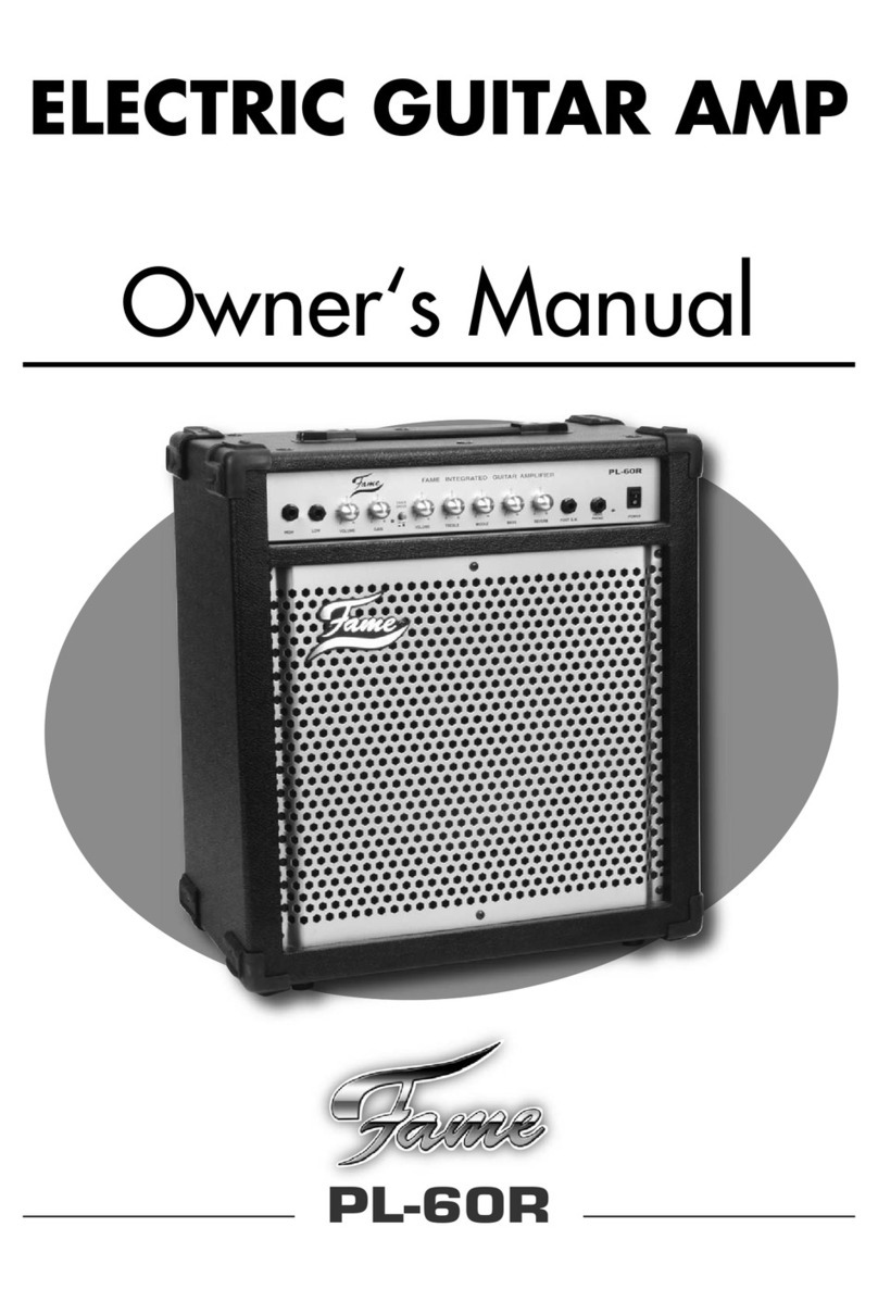 FAME PL-60R owner's manual