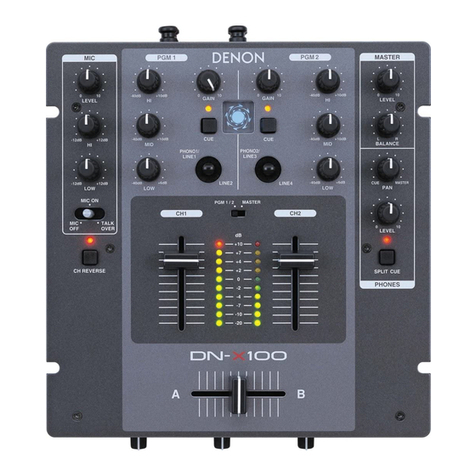 Denon DN-X100 User manual