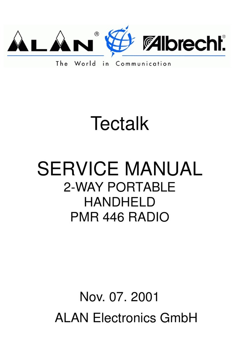 Alan Tectalk Service manual