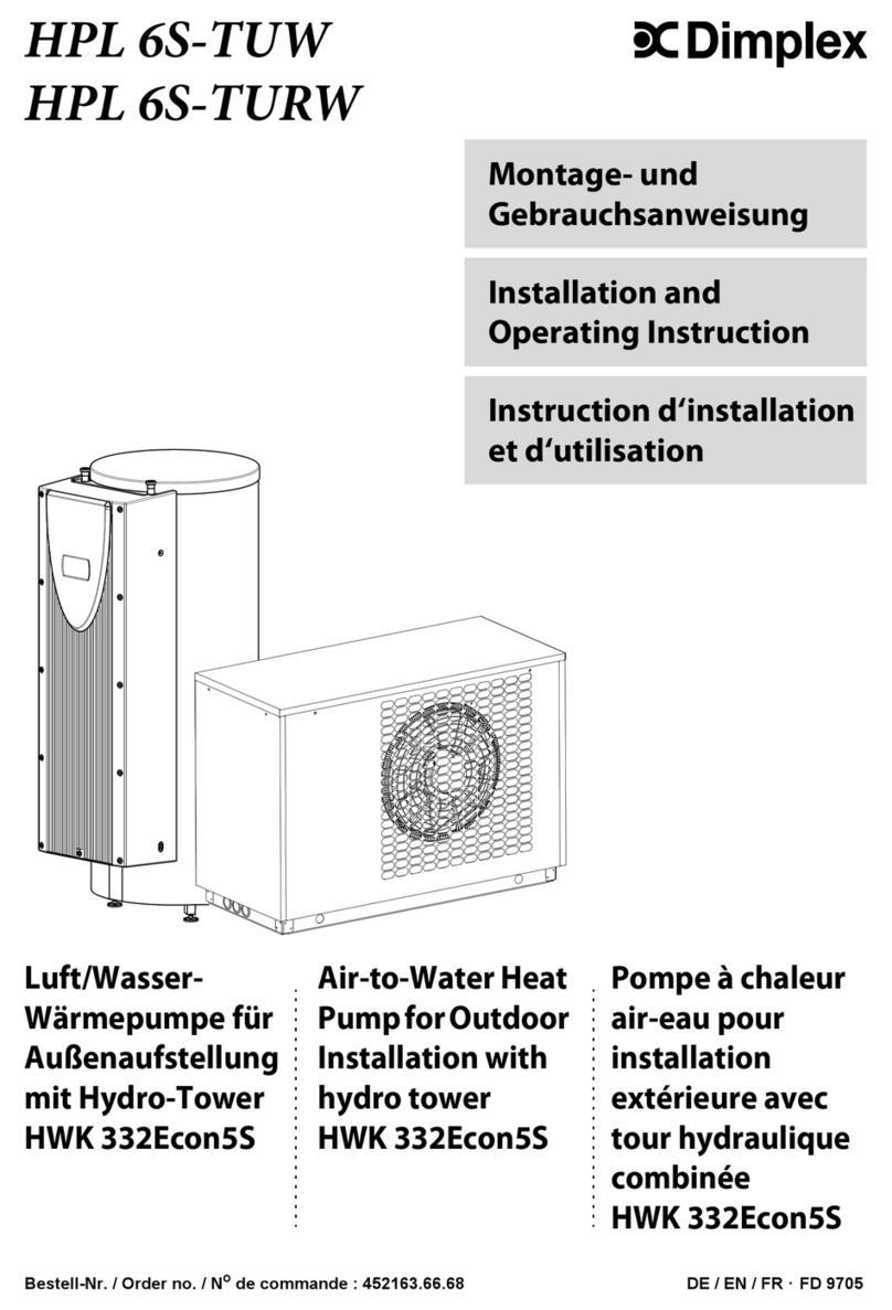 Dimplex HPL 6S-TUW User manual