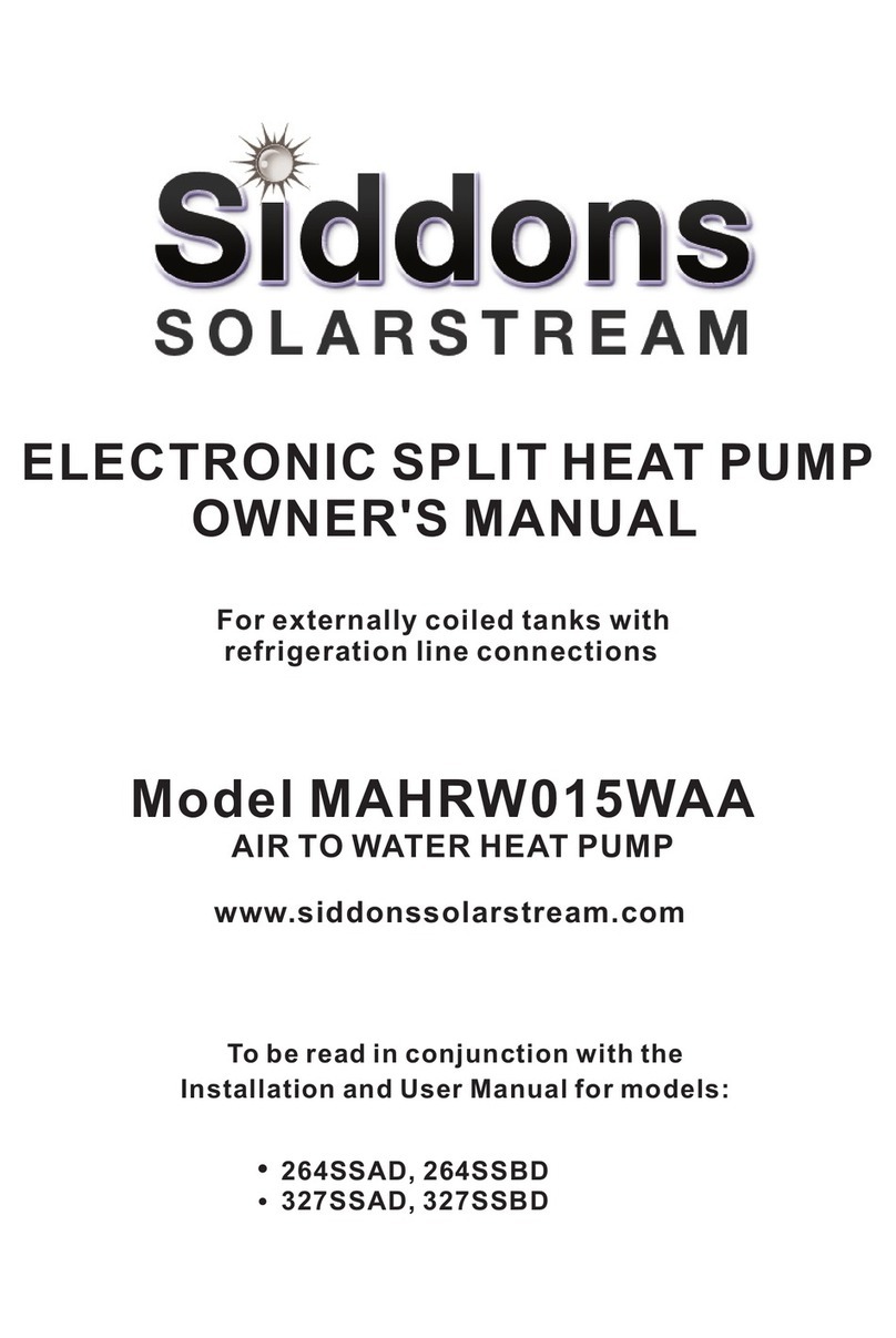 Siddons Solarstream MAHRW015WAA owner's manual Siddons Solarstream MAHRW015WAA owner's manual