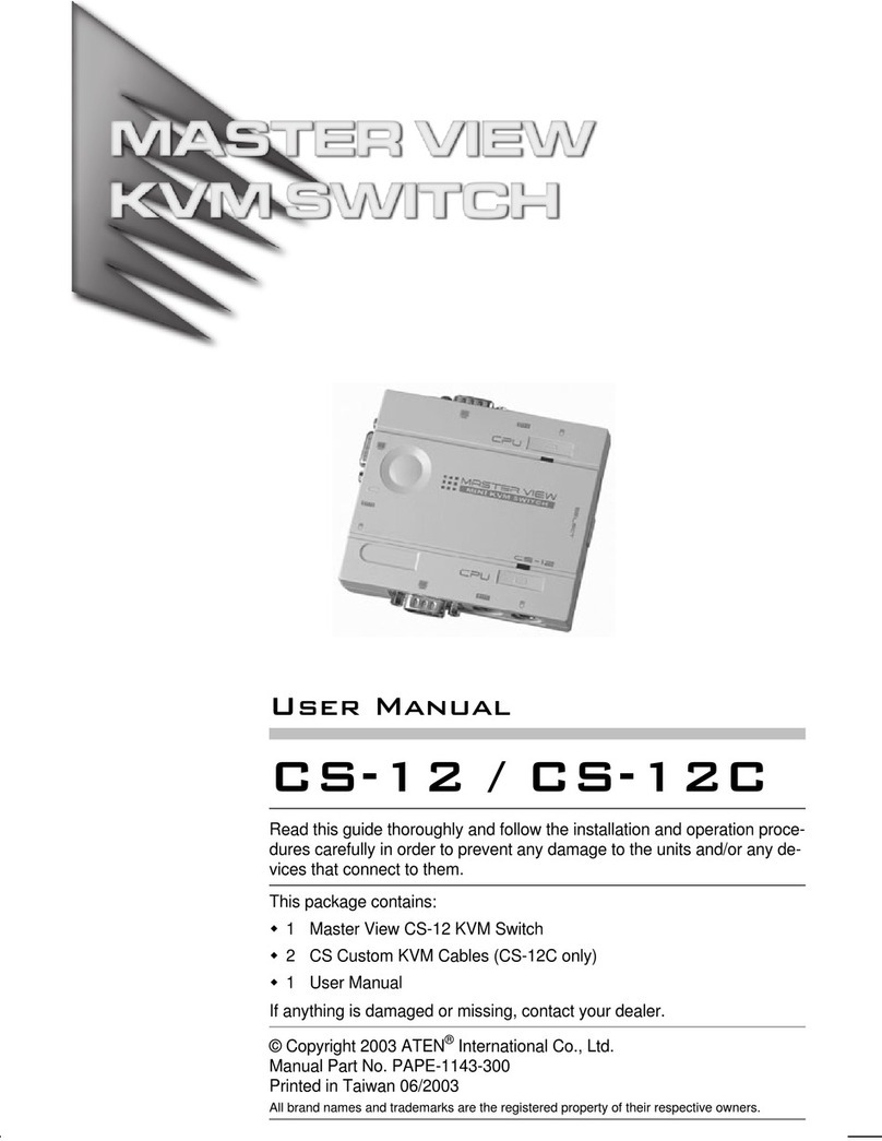 Master View CS-12 User manual Master View CS-12 User manual