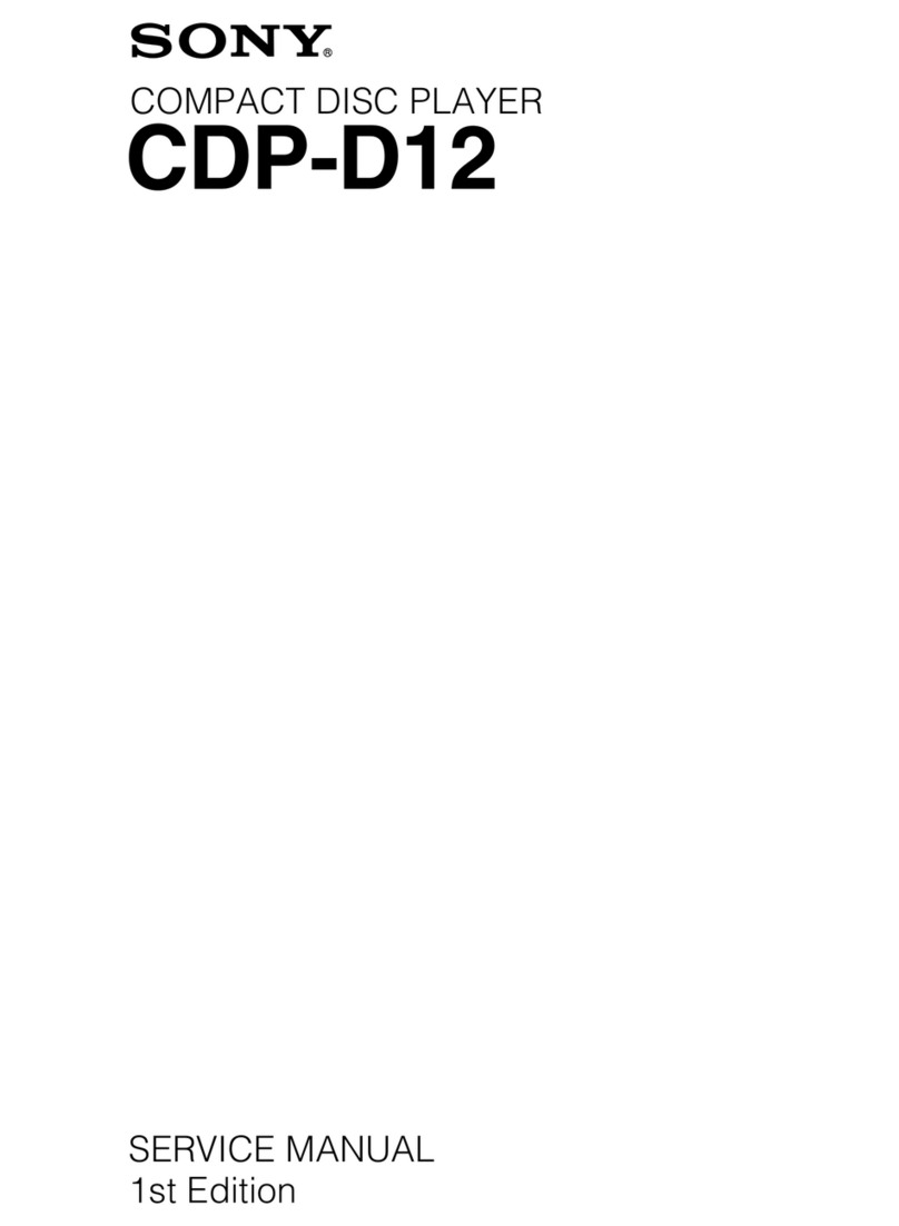 Sony CDP-D12 User manual