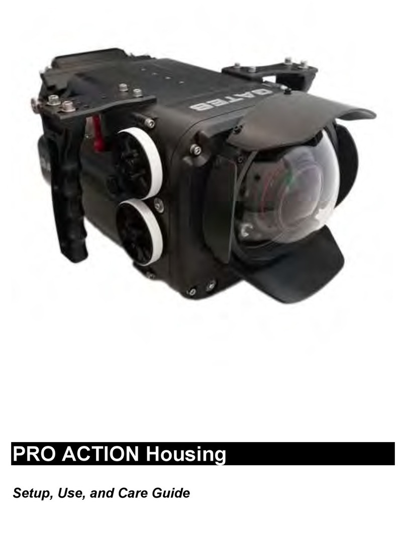 Gates Underwater Products PRO ACTION Setup, use and care guide