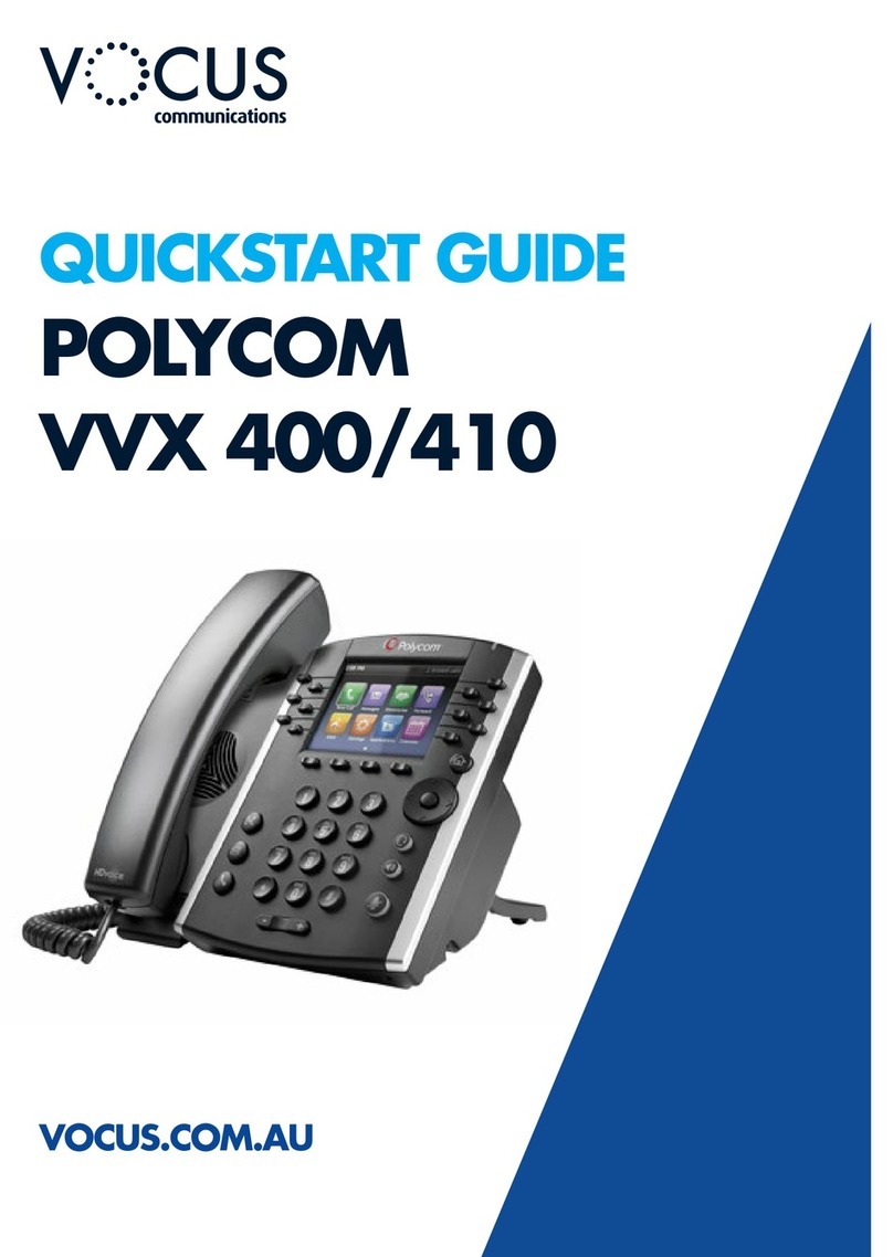 Polycom VVX 400 Series User manual
