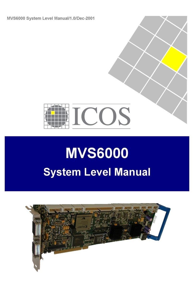 Icos MVS6000 System manual