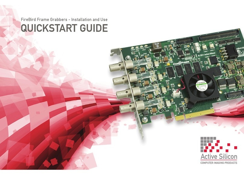 Active Silicon FireBird quick start guide Active Silicon FireBird quick start guide