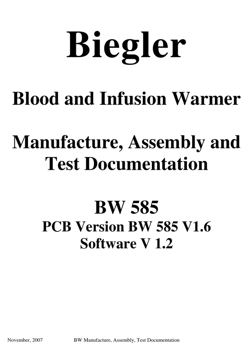 Biegler BW 585 User manual
