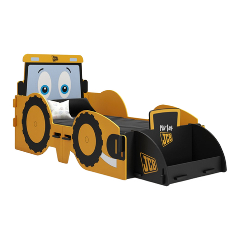 Kidsaw JCB Single Digger Bed Assembly instruction