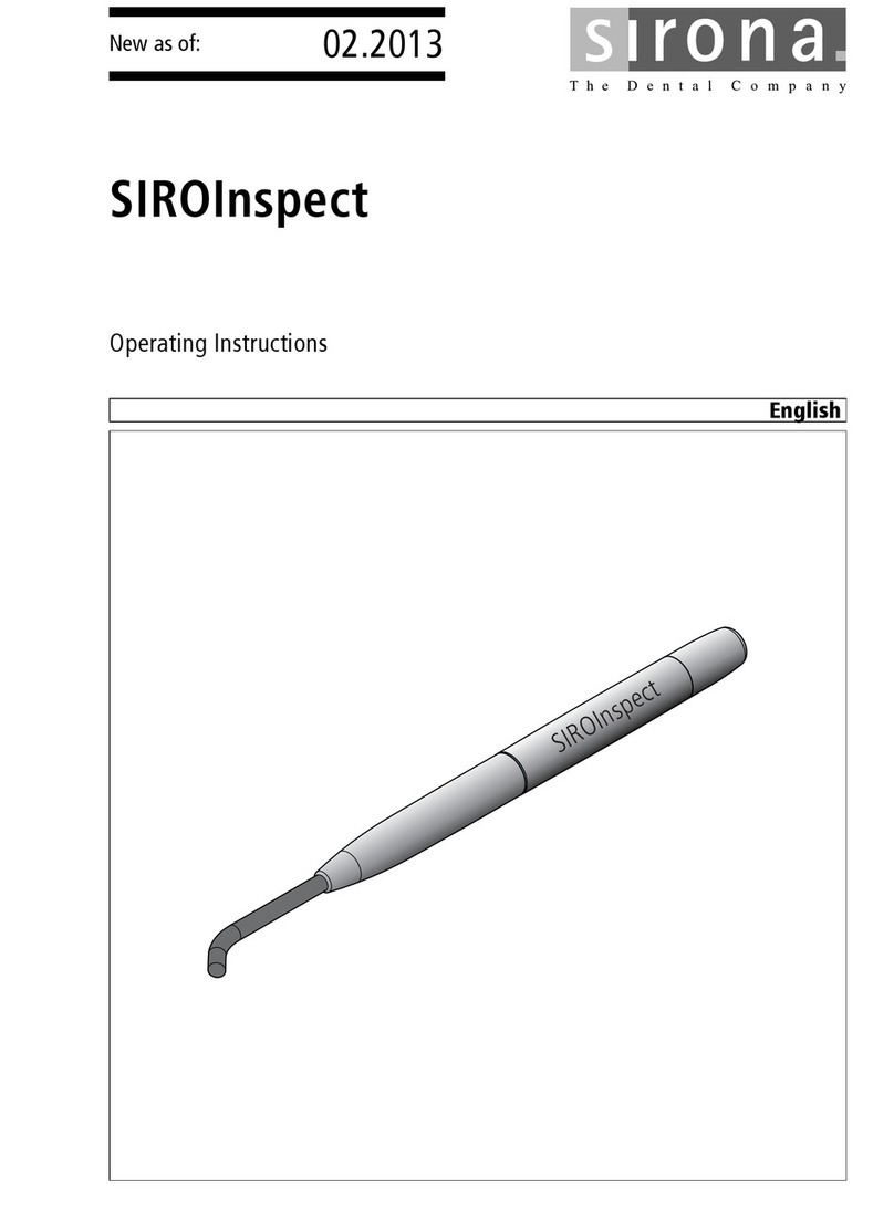 Sirona SIROInspect operating instructions