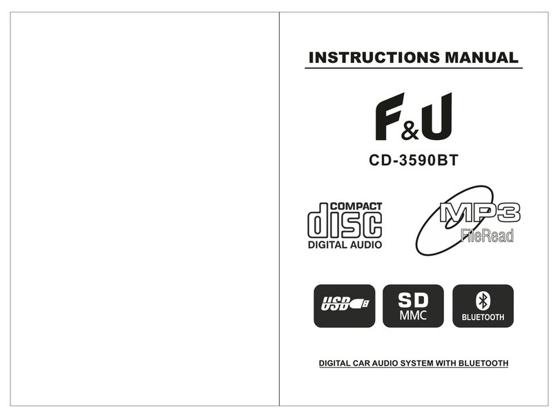F&U CD-3590BT instruction manual