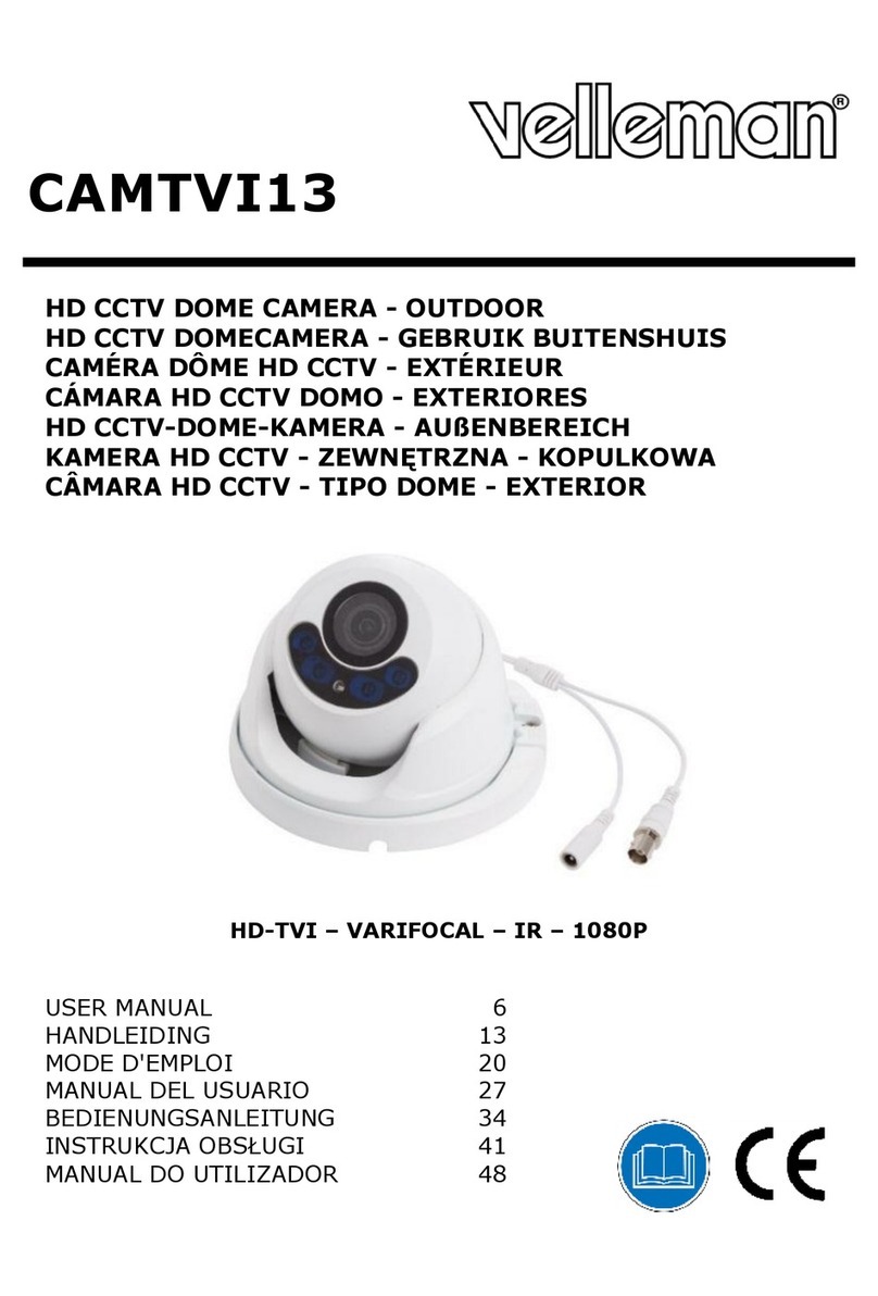 Velleman CAMTVI13 User manual