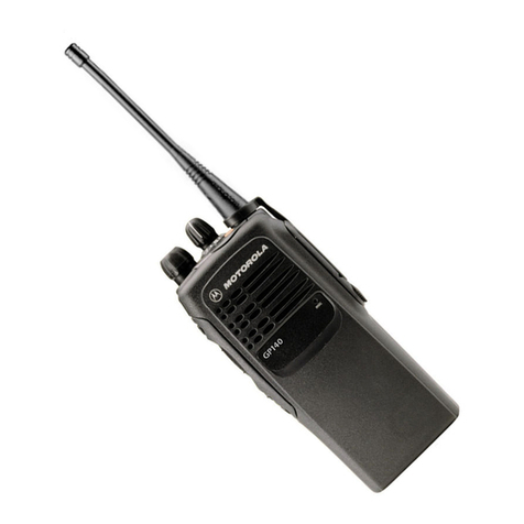 Motorola GP140 Series User manual