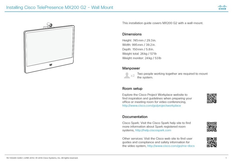 Cisco MX200 G2 User manual
