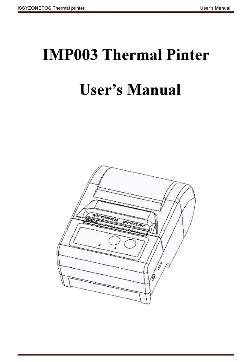 ISSYZONEPOS IMP003 User manual