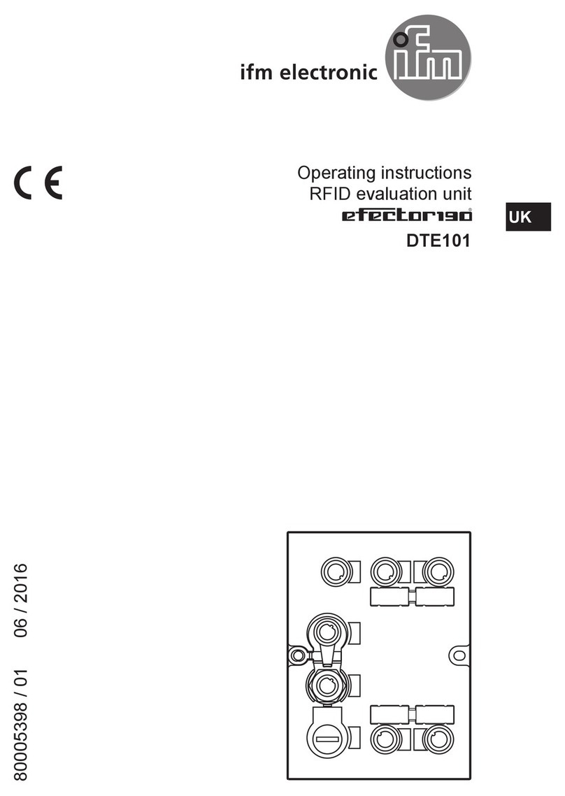IFM Electronic DTE101 operating instructions IFM Electronic DTE101 operating instructions