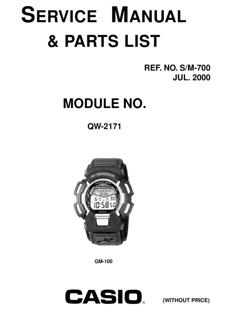 Casio QW-2171 Troubleshooting guide