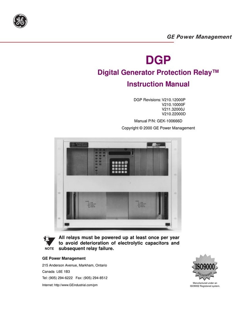 GE DGP User manual