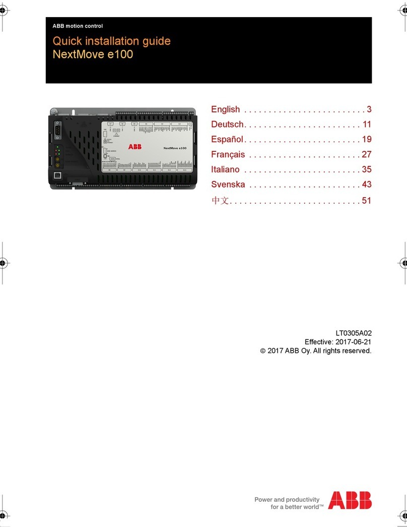 ABB NextMove e100 User manual ABB NextMove e100 User manual