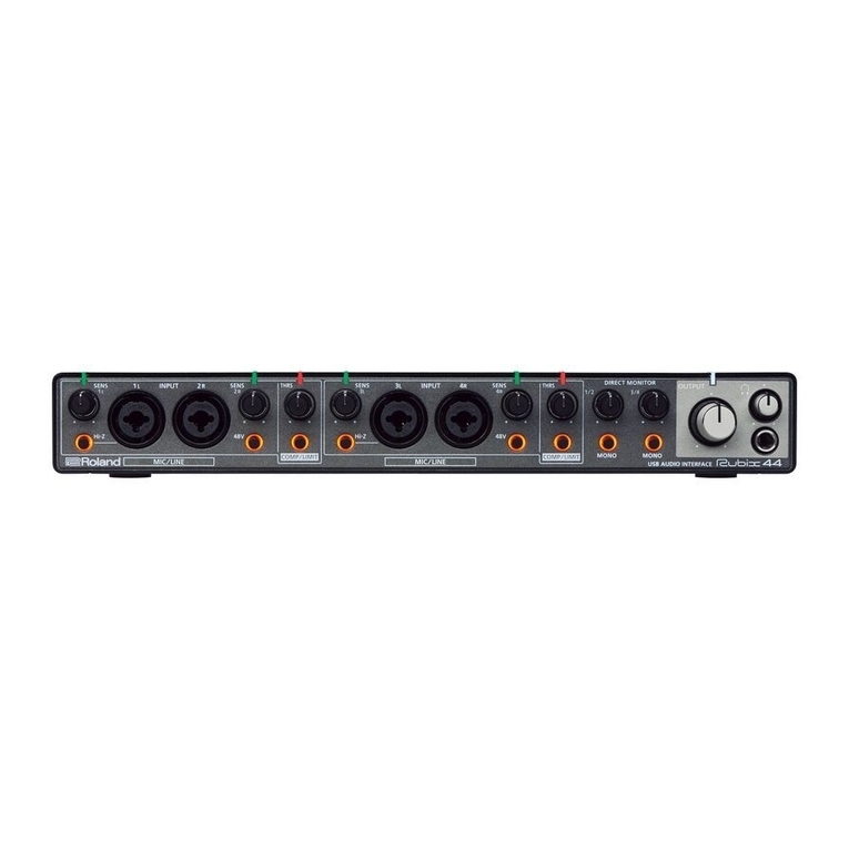 Roland rubix 22 User manual