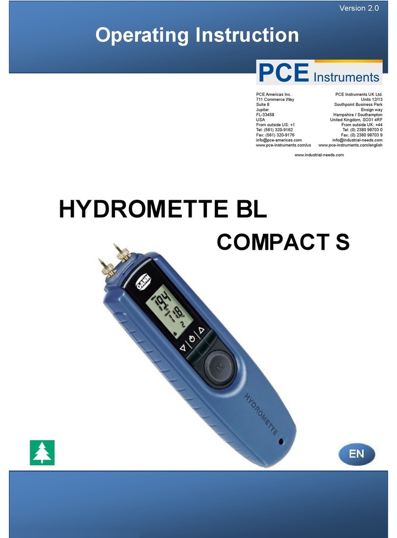 PCE Instruments COMPACT S User manual