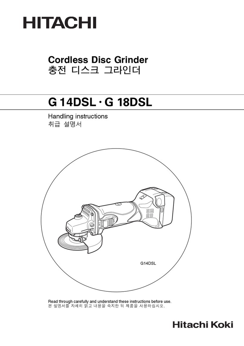 Hitachi G 14DSL User manual