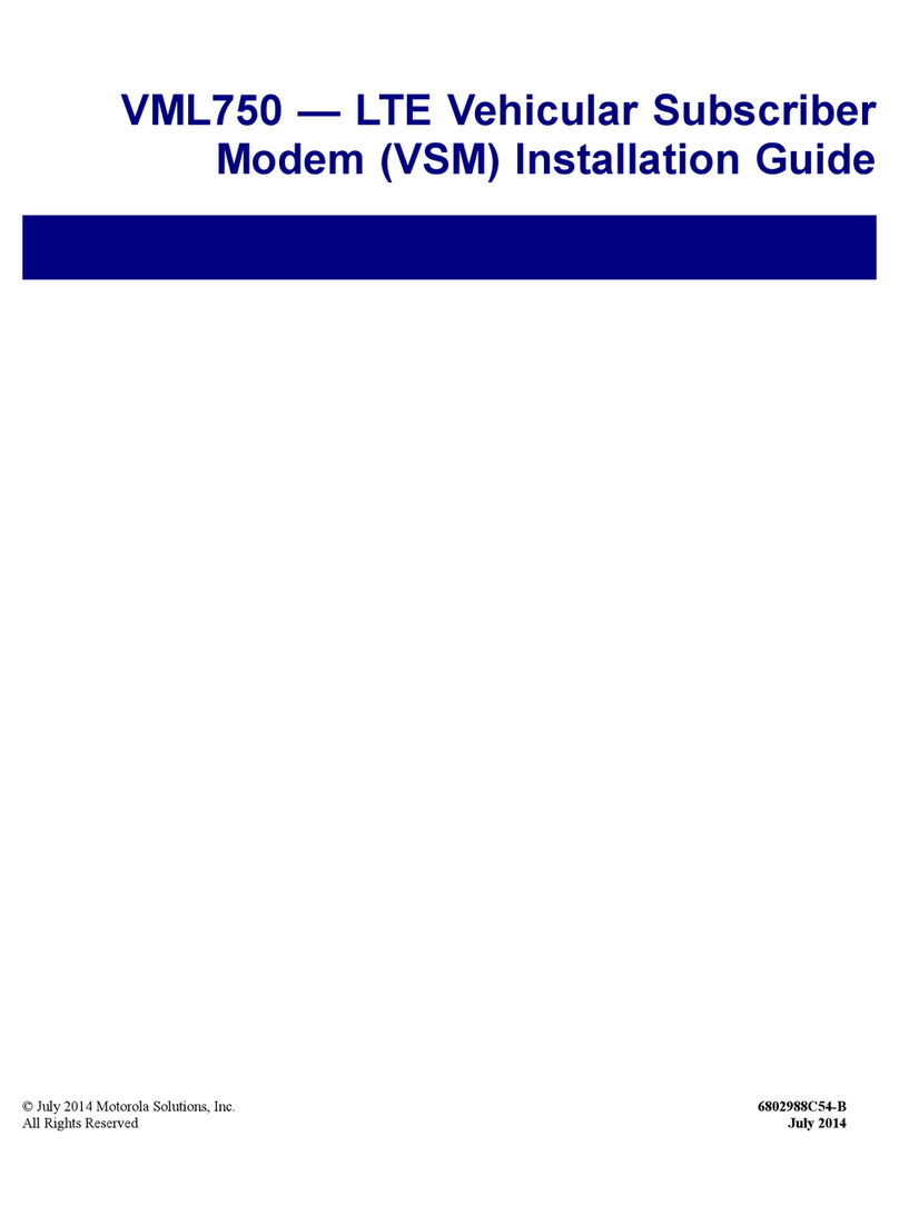 Motorola VML750 User manual