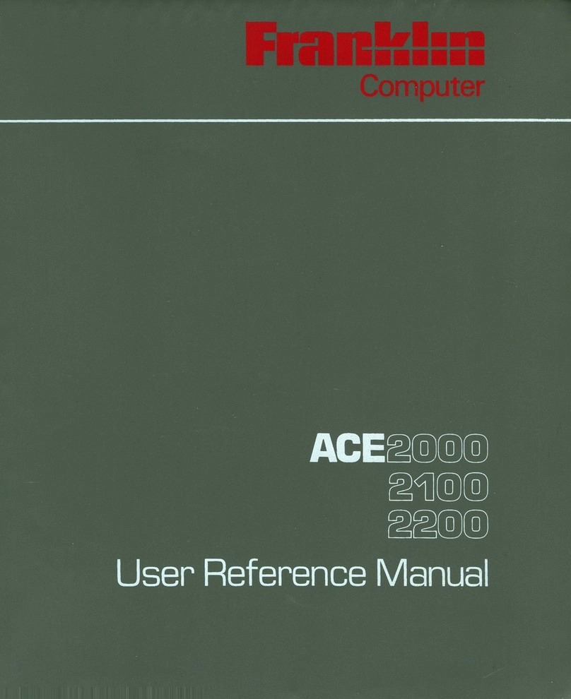 Franklin ACE2000 Assembly instructions