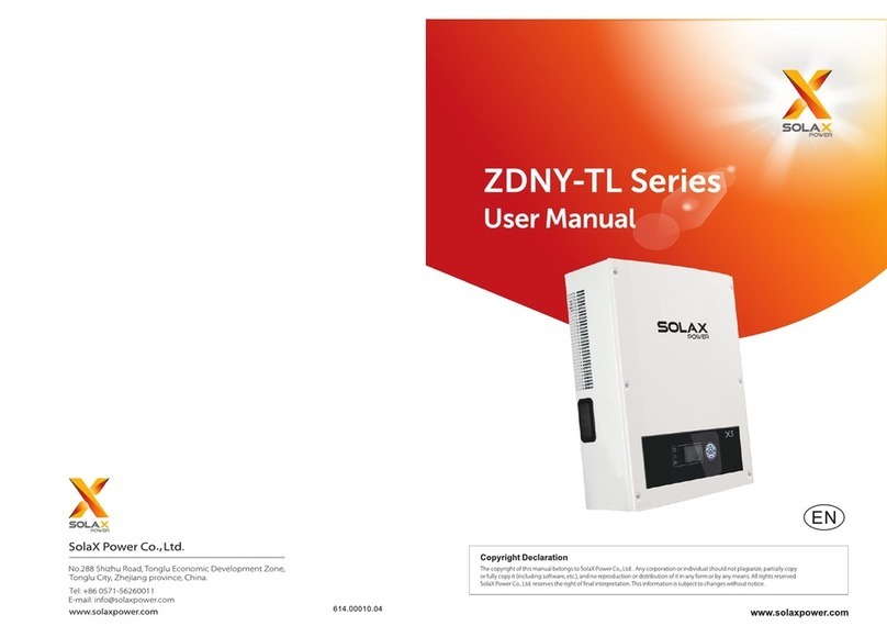 SolaX Power ZDNY-TL Series User manual