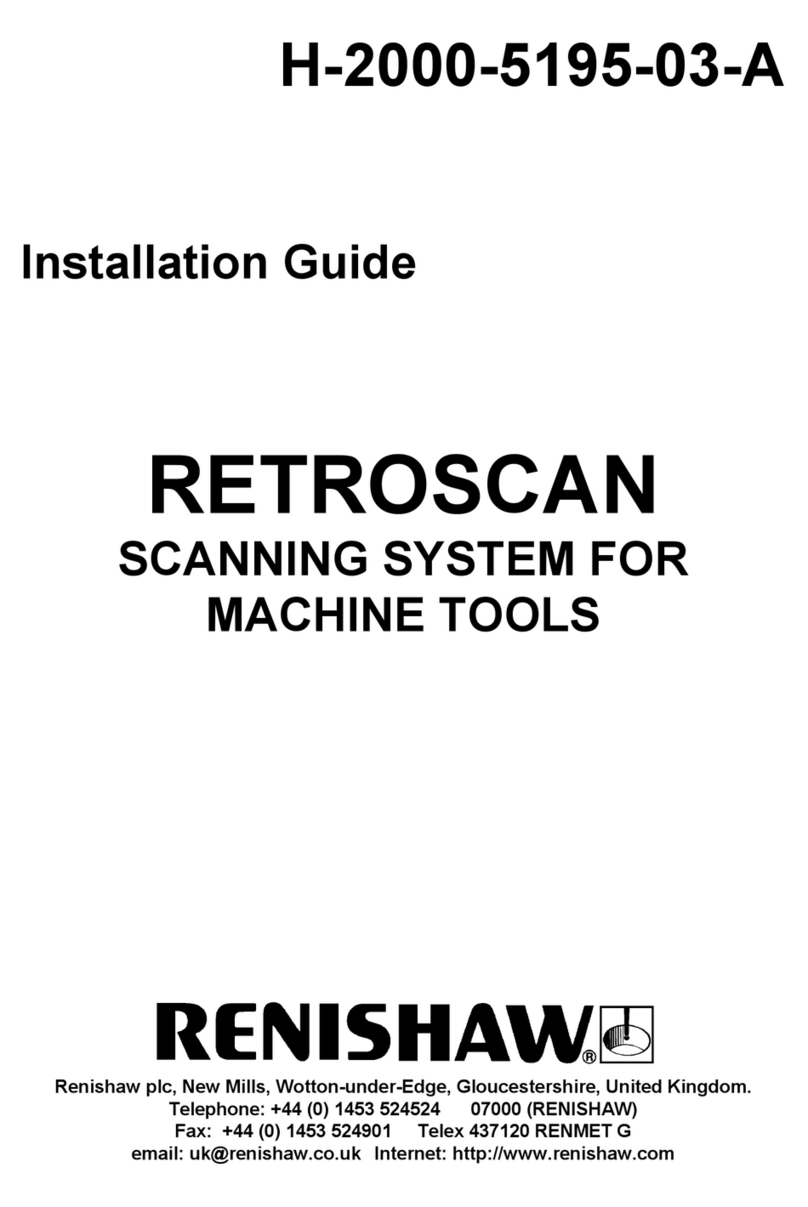 Renishaw RETROSCAN installation guide Renishaw RETROSCAN installation guide